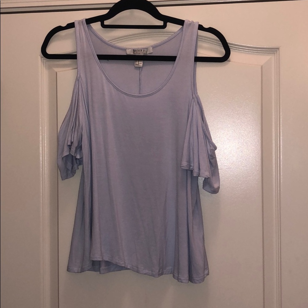 Forever 21 pastel blue top